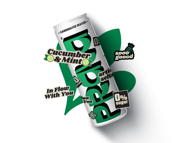 Cucumber & Mint Sparkling Water